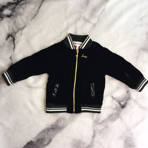 Juicy Couture Baby Black Jacket | Size 12M-18M